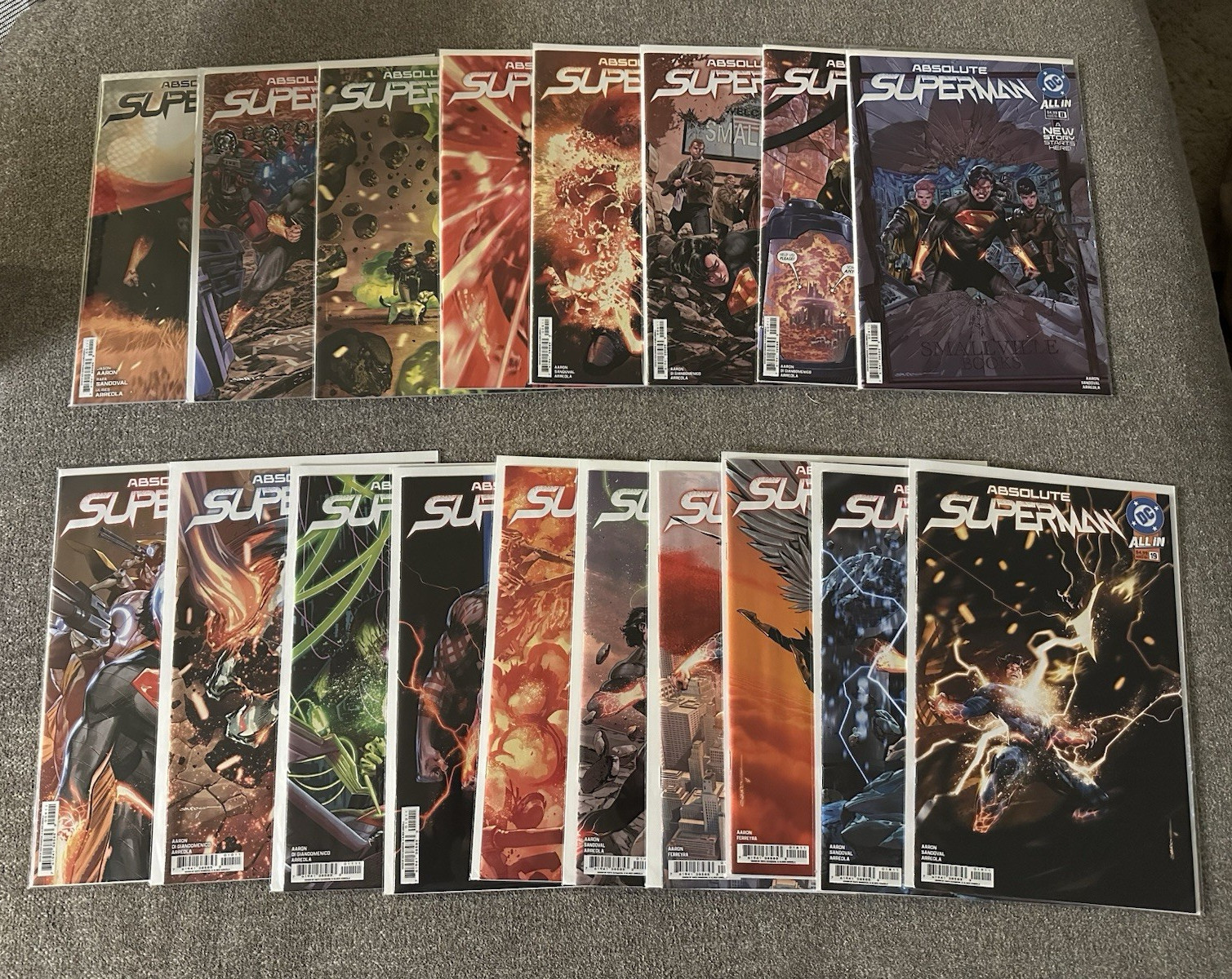 Absolute Superman #1-19 Lot (Missing #17) DC All In NM Unread 1st Prints⁠
