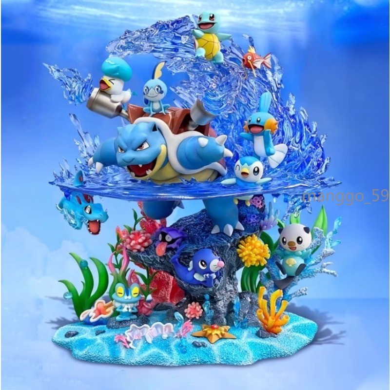 Blastoise Venusaur Animation Figure Ornament Gift Purple PVC in Stock New 1PC
