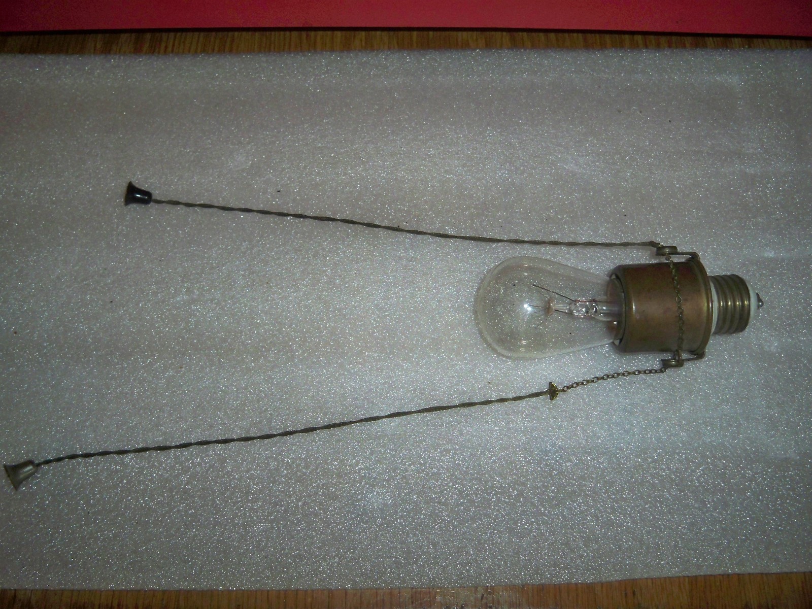 Antique Wirt Company DIM-A-LITE Brass Porcelain Light Socket Dimmer Works! 1908