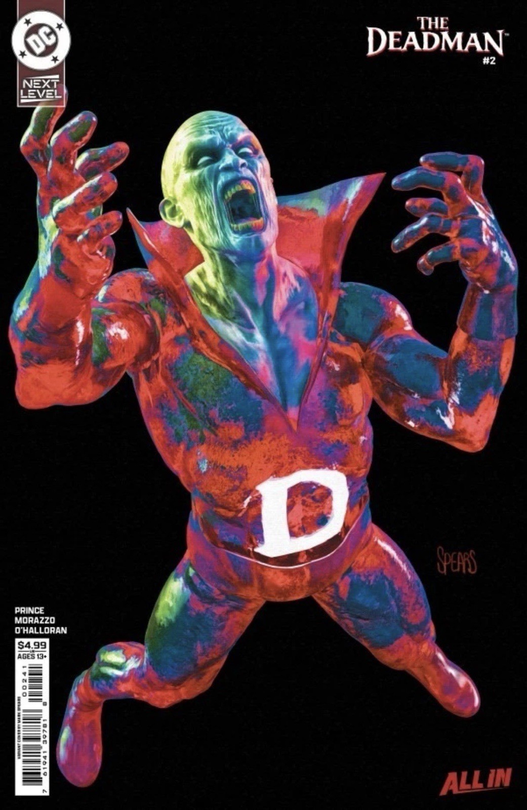 Deadman #2 (Of 6) Cover D Mark Spears Card Stock Variant