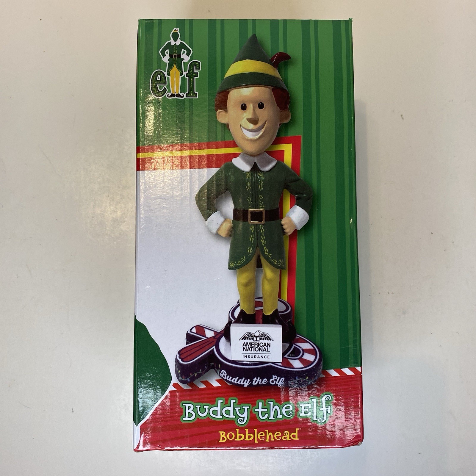 BUDDY THE ELF BOBBLEHEAD Springfield Cardinals SGA W/Box