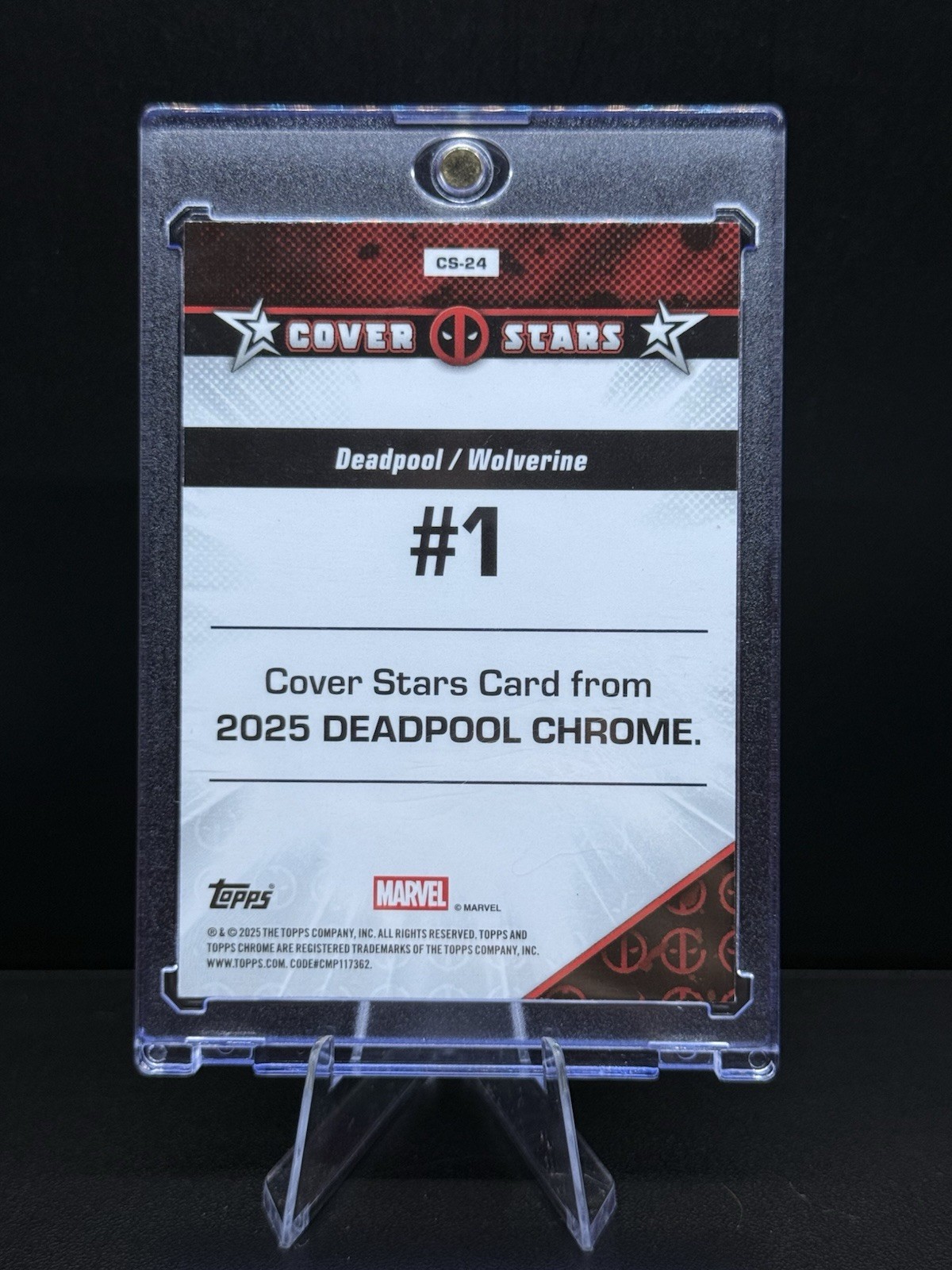 Topps Chrome Deadpool Wolverine Doodle Pool Cover Stars CS-24 2025 Insert