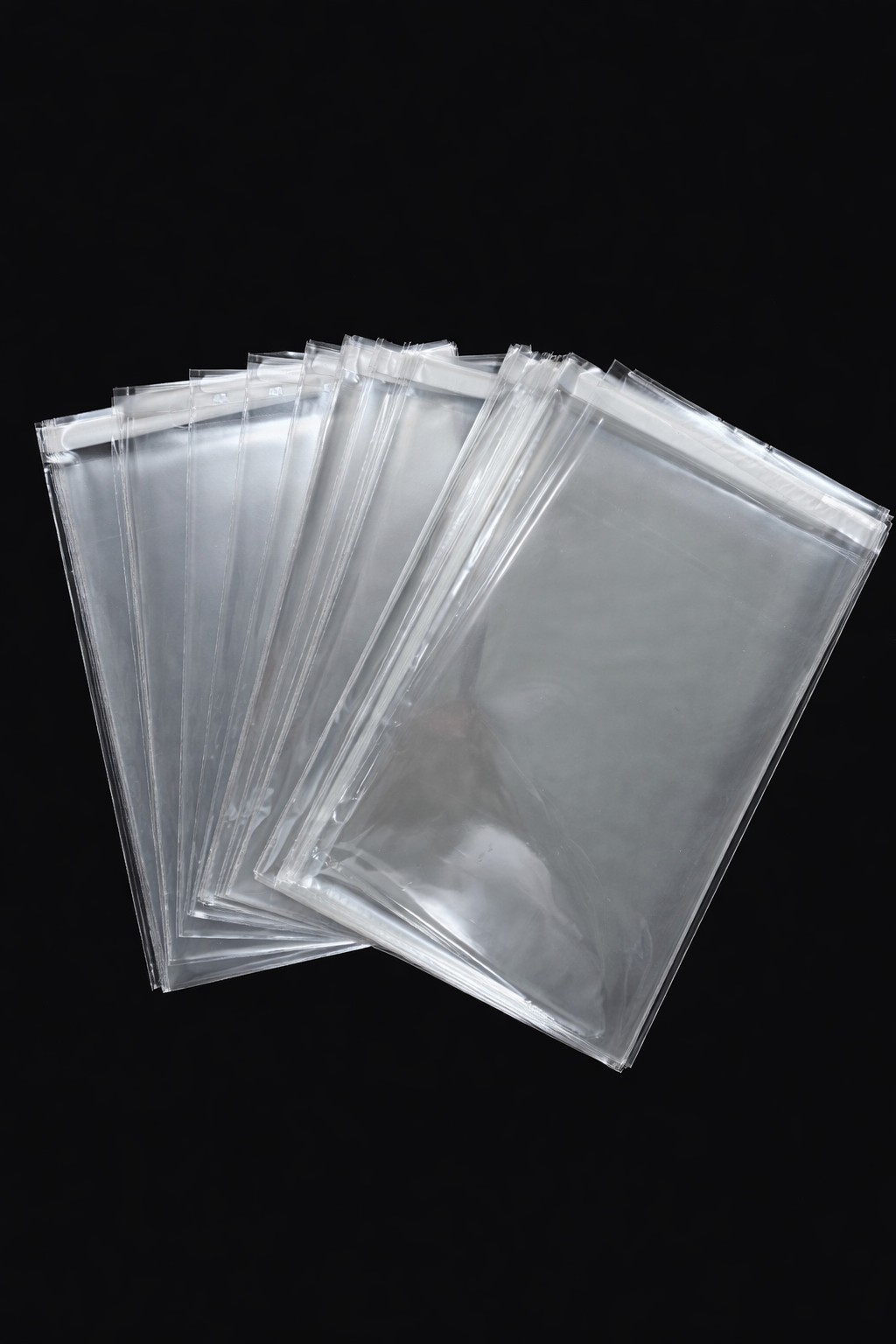 200 Clear Self Sealing Adhesive Cello Bags 9×12 Resealable Cellophane Poly Bag