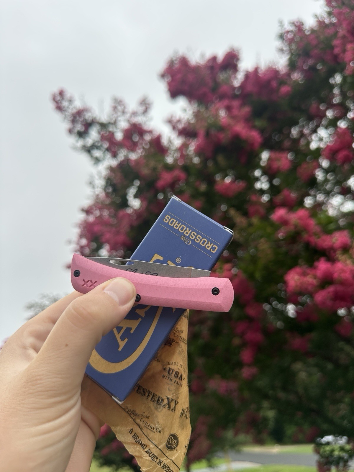 Case XX Pink Lady Case Cross Roads XR Sod Buster Jr G-10 2026 10137