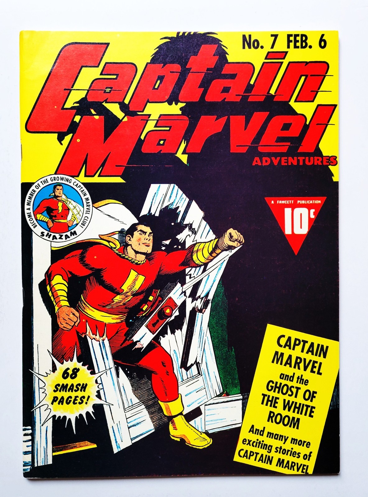 FLASHBACK #35 1973 Reprints Captain Marvel Adventures #7 From Feb 1942 C.C. Beck