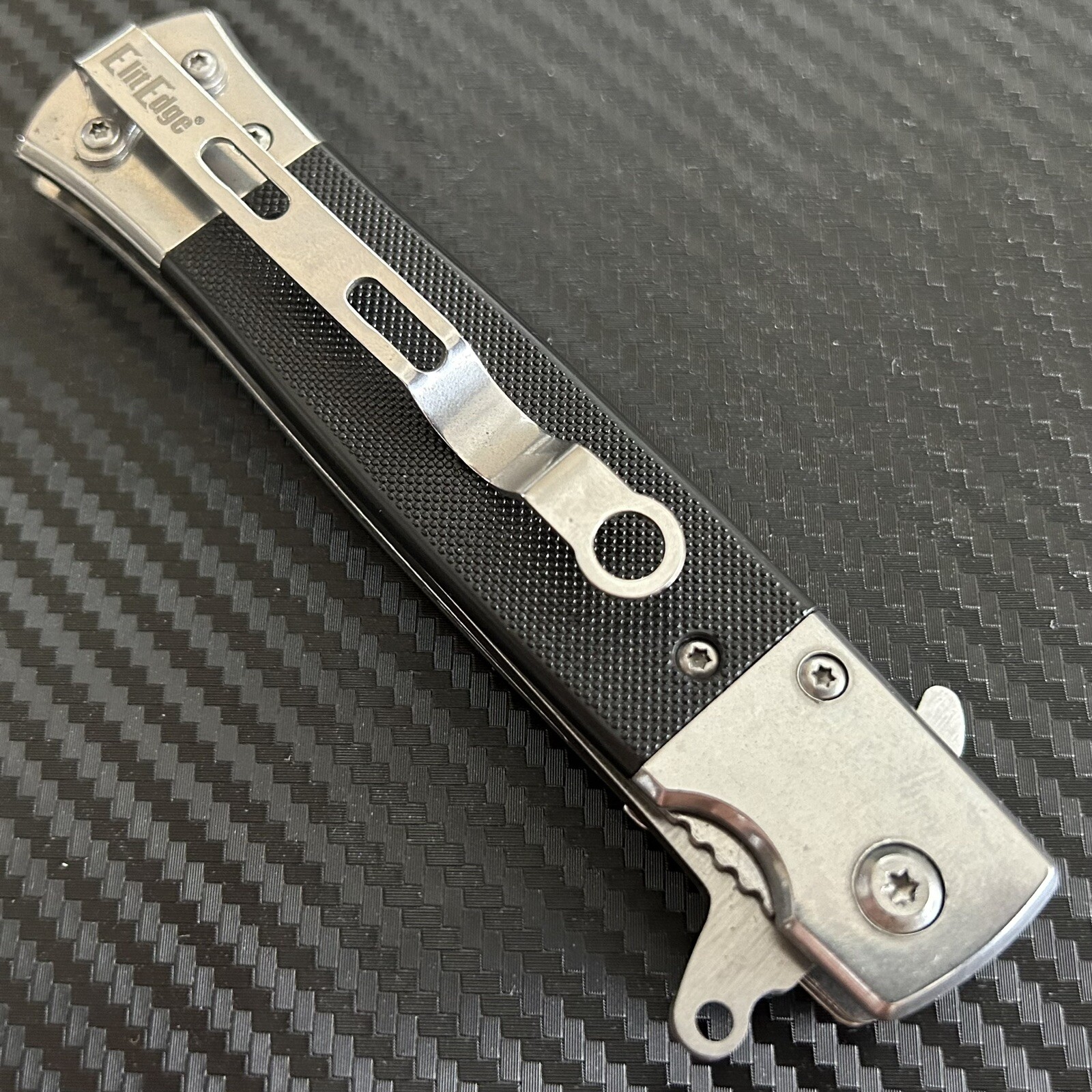 8.75” Pearl Tactical Spring Assisted Open Blade Folding Pocket Knife Hunting
