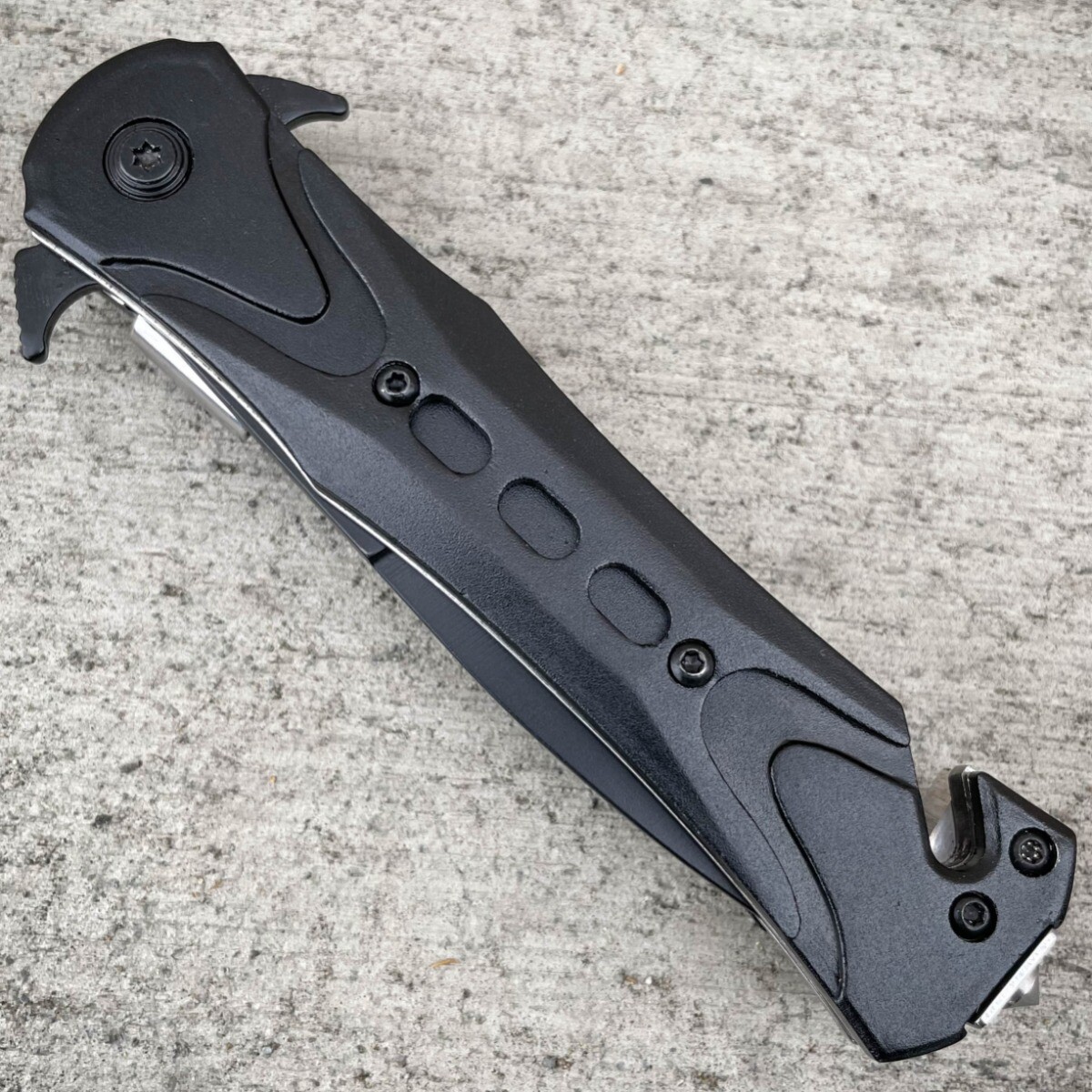 8″ TAC FORCE SPRING OPEN ASSISTED TACTICAL STILETTO FOLDING POCKET KNIFE Blade .