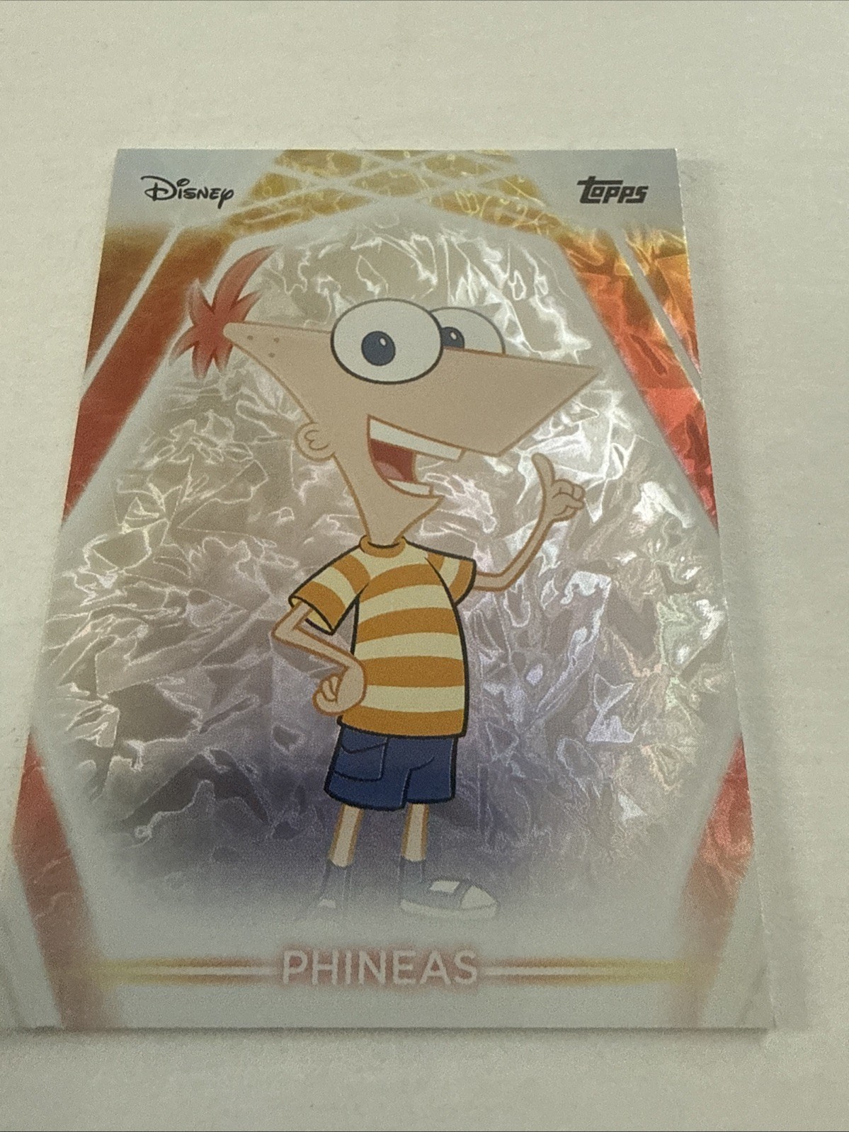 2026 Topps Disney Neon Phineas Snow Cap Foil #1 Phineas And Ferb