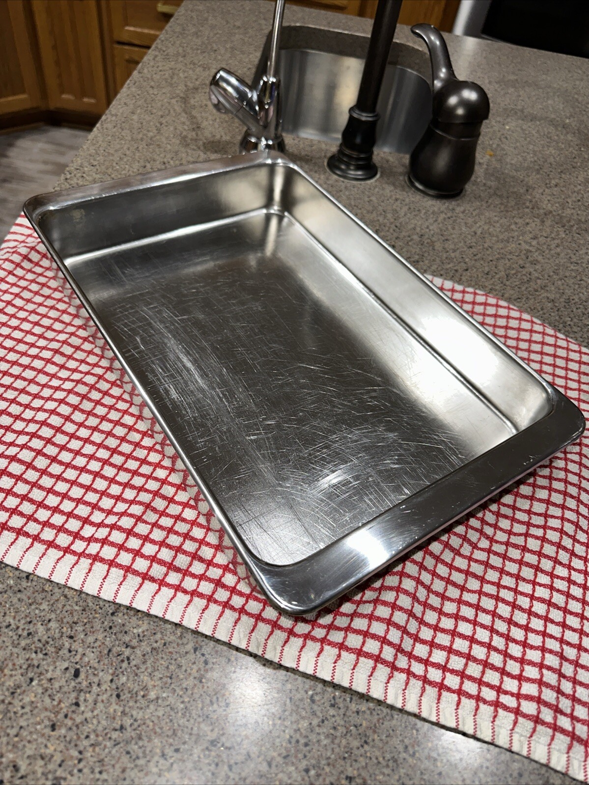 REVERE WARE 4QT ROASTING PAN 9”x13”x2” MADE IN KOREA 2522 j90a