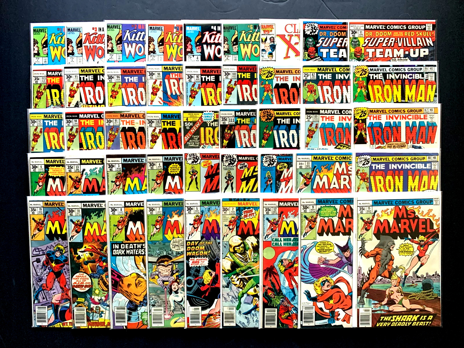 Marvel Comic Book Lot Silver, Bronze and Copper Keys Only (See Description)