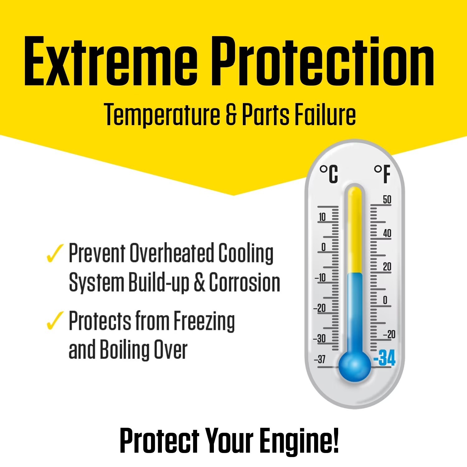 Prestone Universal Antifreeze Coolant, 50/50 Prediluted, 1 Gallon.