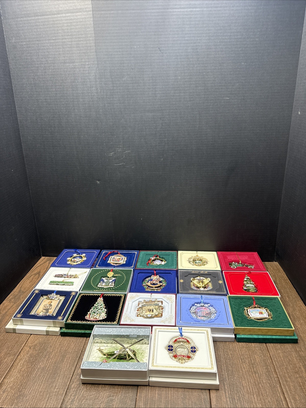 White House Christmas Ornaments Huge Lot Mixed Years Collection Boxed 17 Pieces