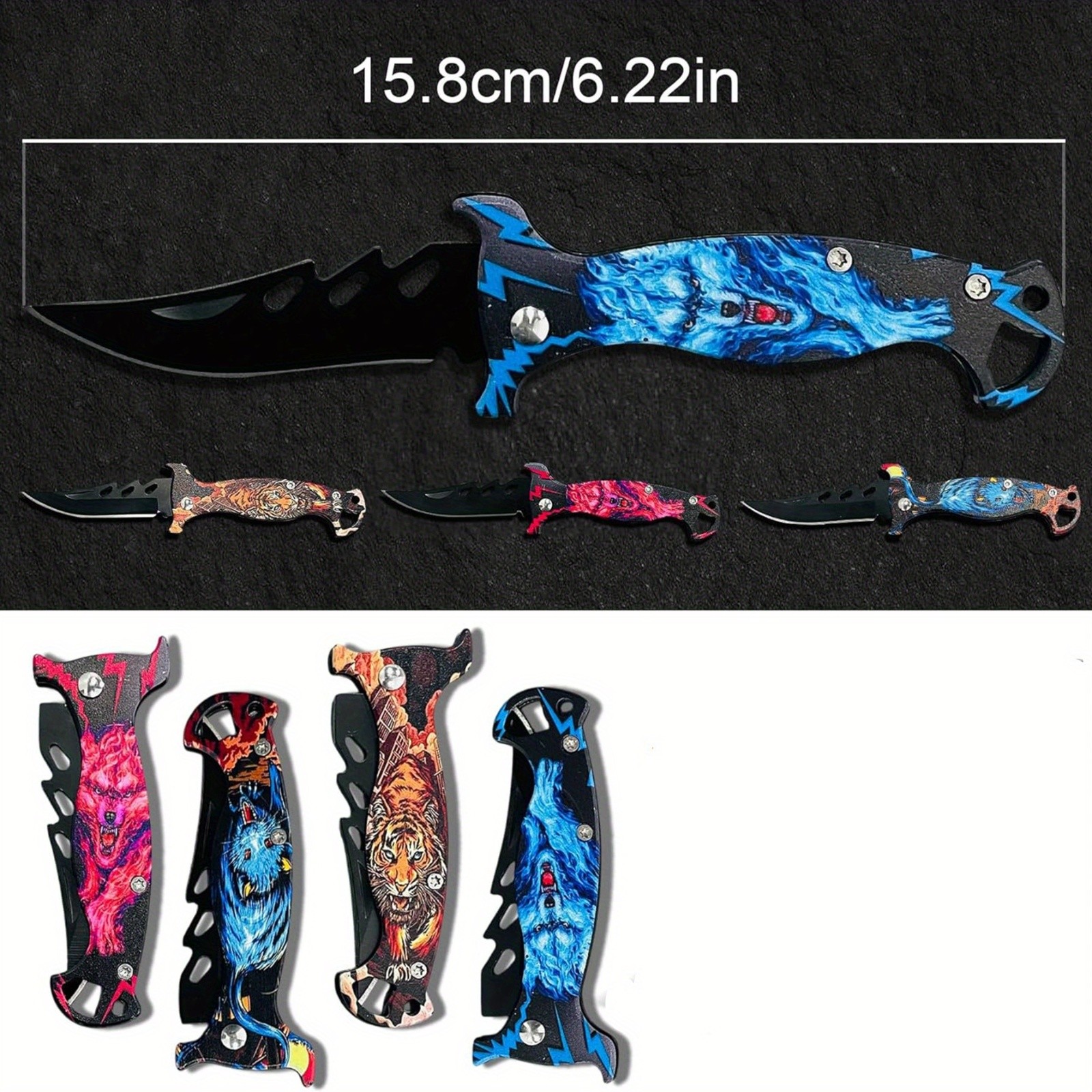 TAC FORCE SPRING OPEN ASSISTED TACTICAL FOLDING POCKET KNIFE EDC Blade-4 Pack