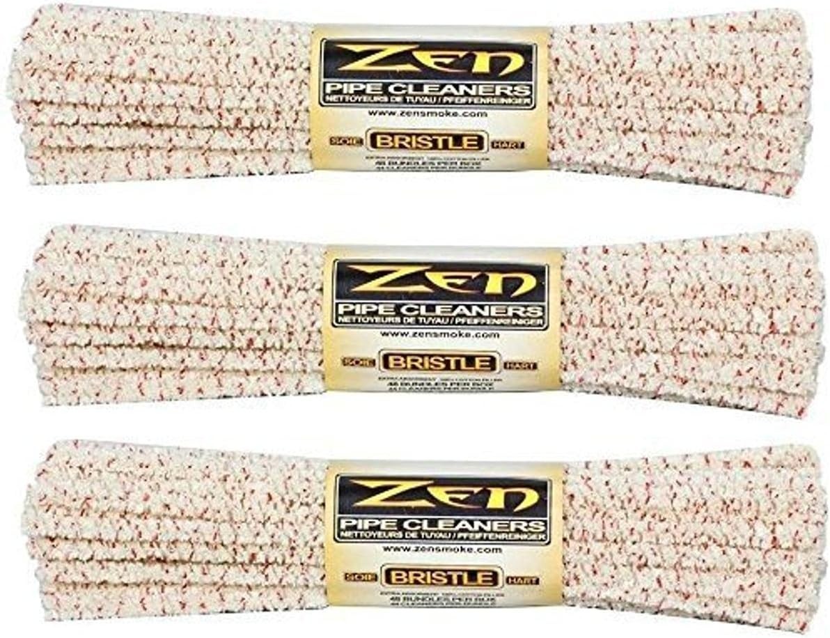 Bundle Pipe Cleaners Hard Bristle 132 Count Pack of 3Yellow