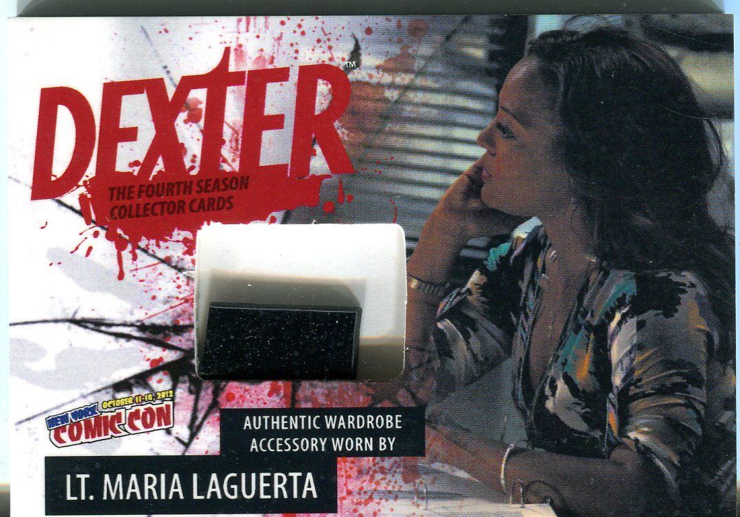 Dexter Season 4 Wardrobe Belt Costume Card D4C-C MLD New York Comic Con #12/50