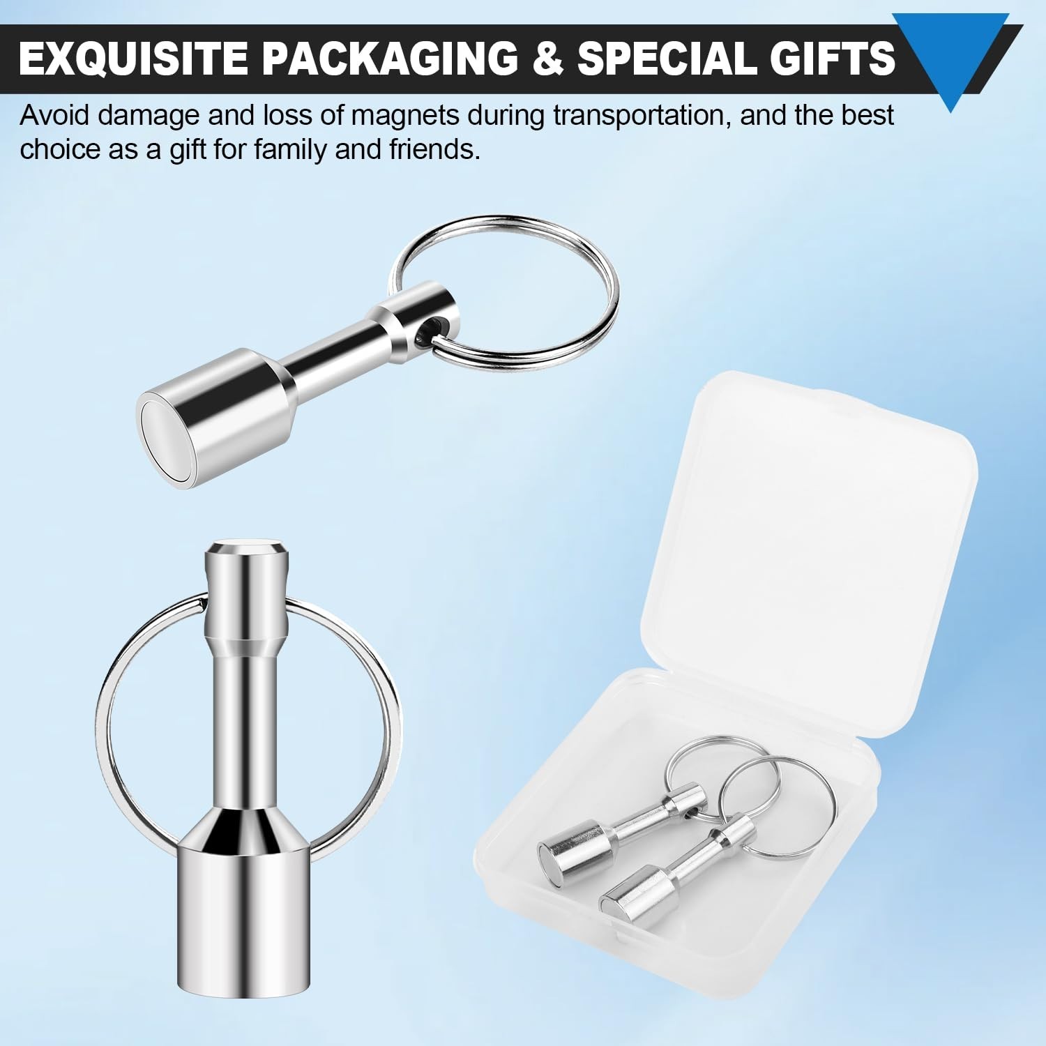Pocket-Sized Neodymium Magnets for Quick Jewelry Authenticity Tests – 2 Pack