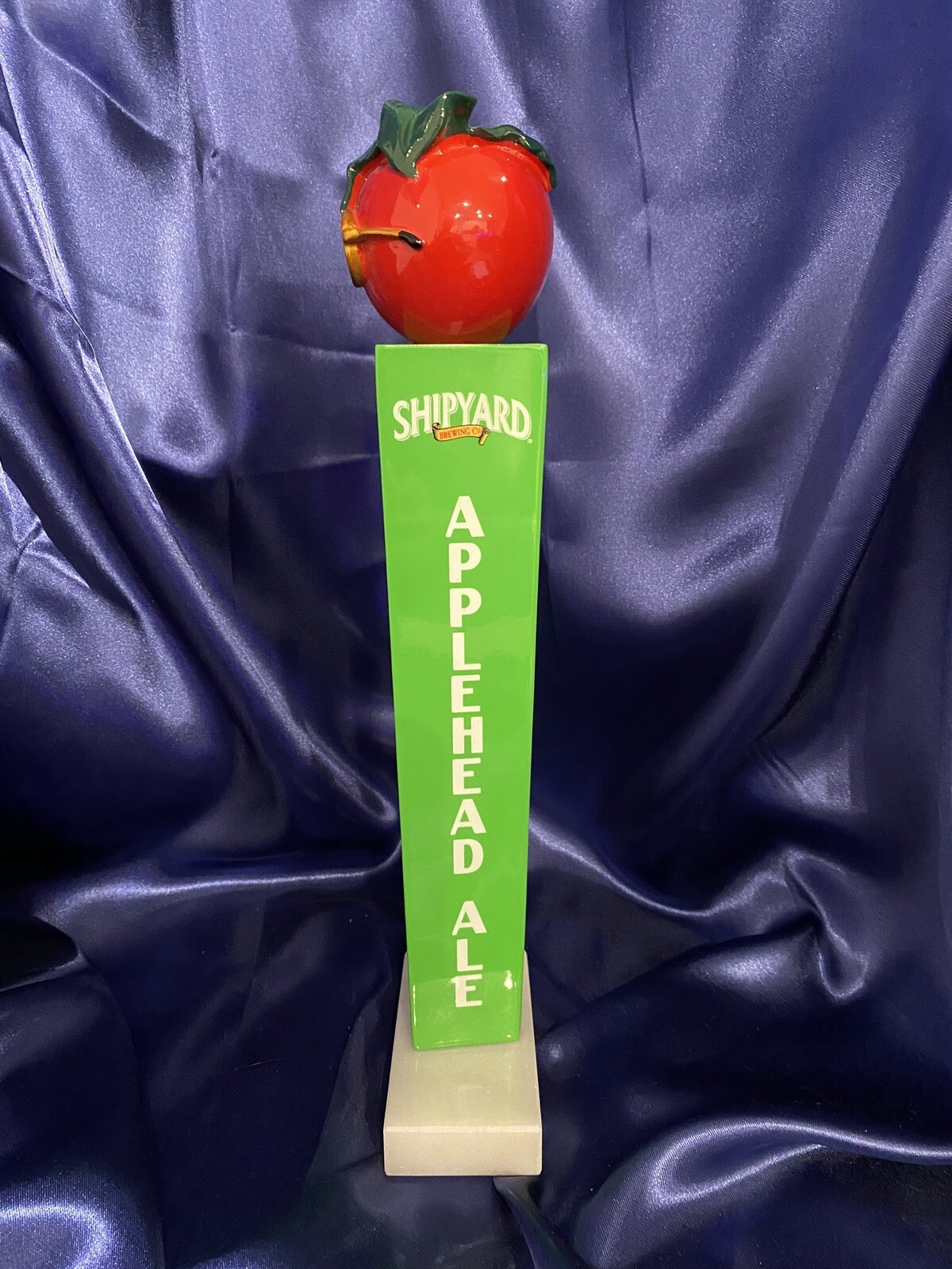 Shipyard Brewing – 12.25? Applehead Ale Beer Tap Handle – New No Box