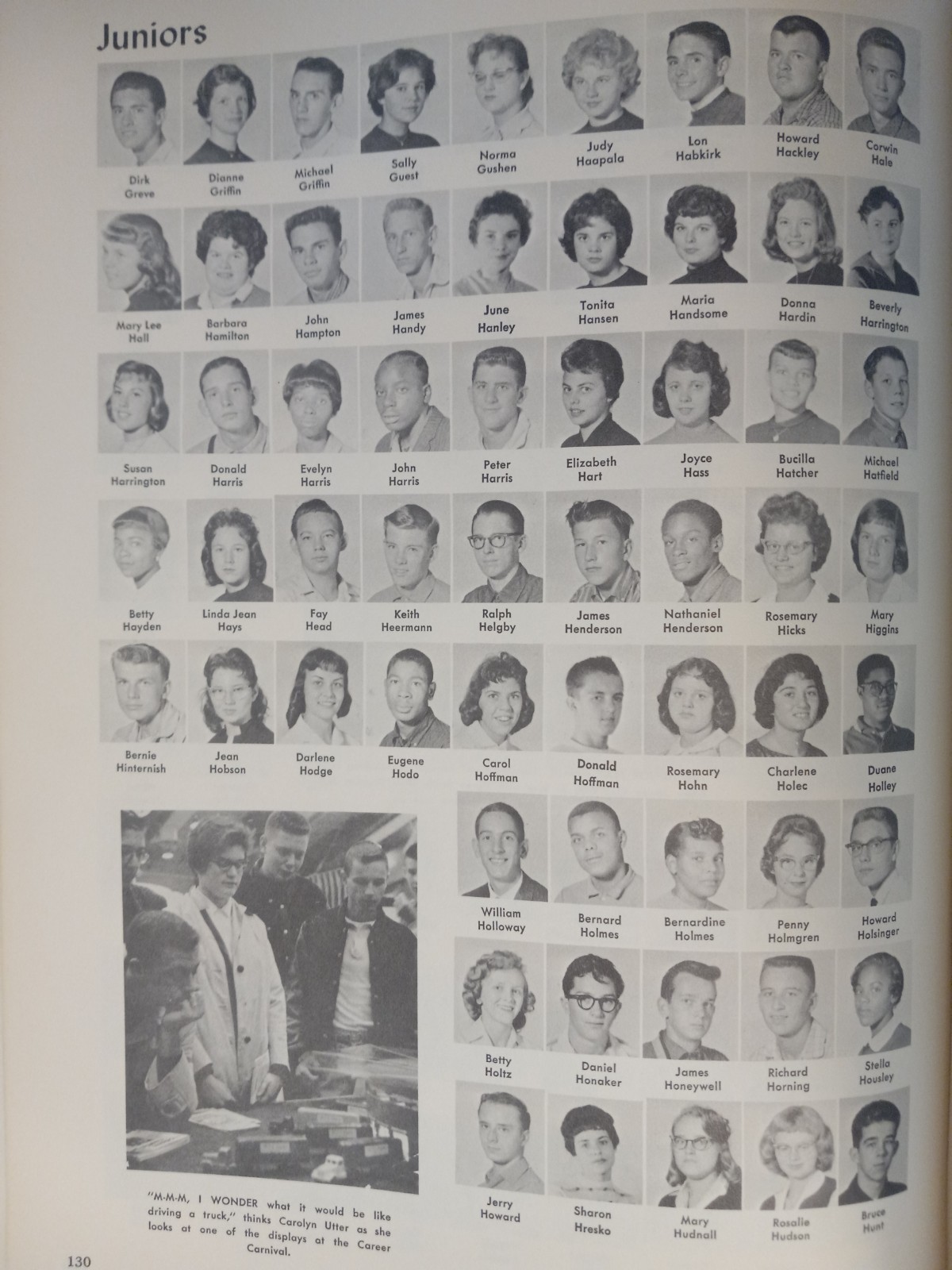 1960 Flint Central High School Yearbook Prospectus Michigan MI