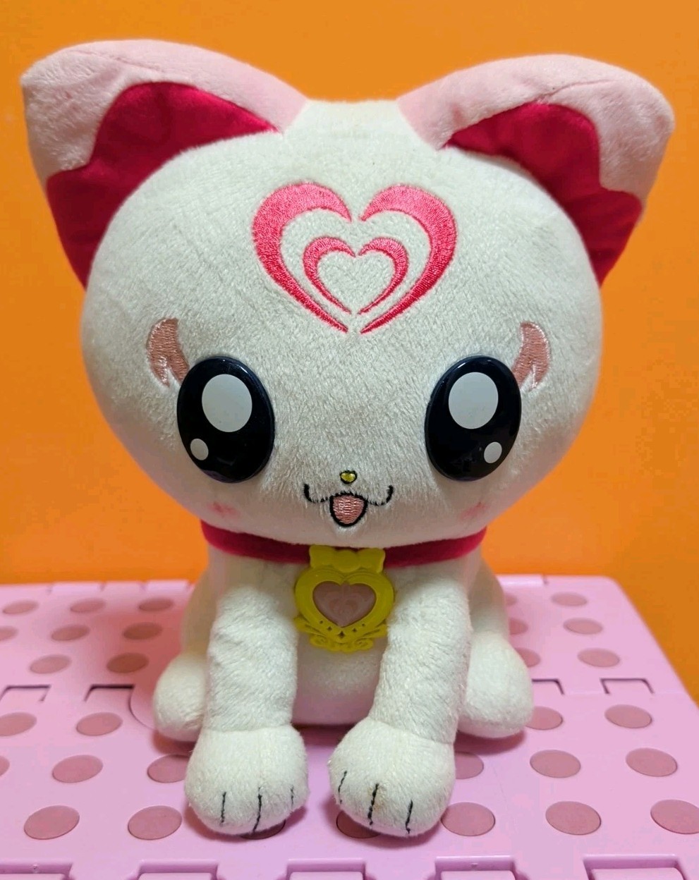 2011 Glitter Force Sweet Precure Meow Hammy Talking stuffed toy BANDAI US Seller