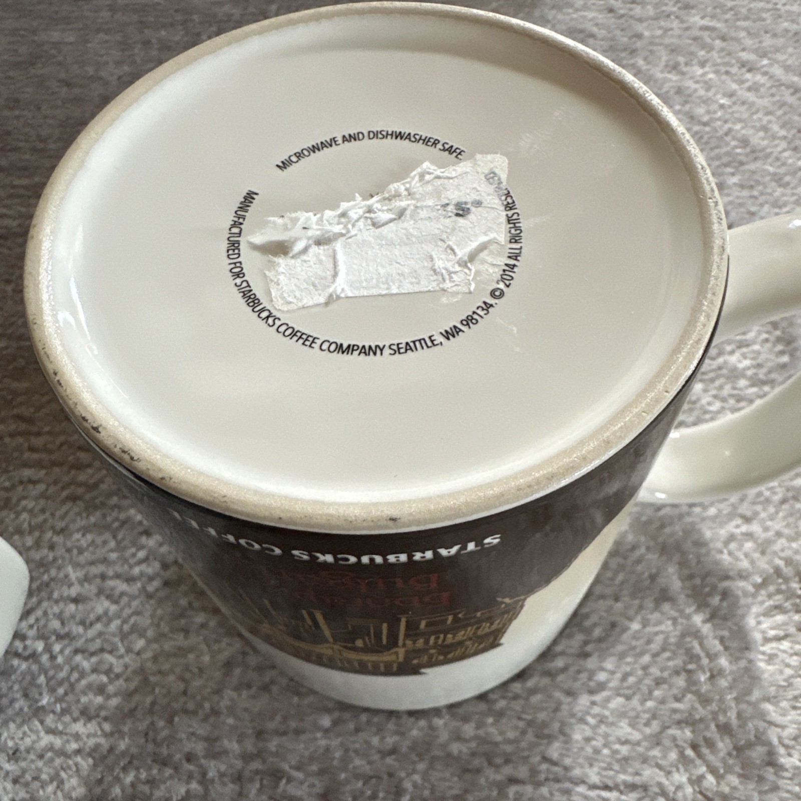 Starbucks Bulgaria 2014 & Sofia 2012 Coffee 16oz Mugs No Box