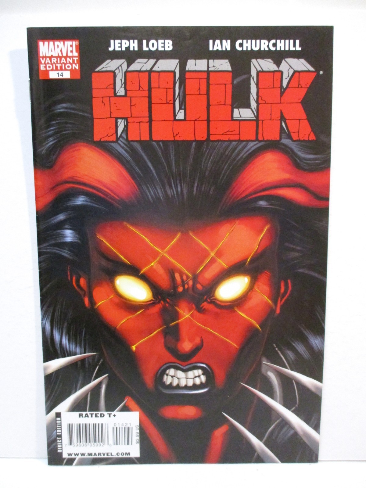 Hulk #14 Red She-Hulk Variant Cover – Marvel Comics 2009