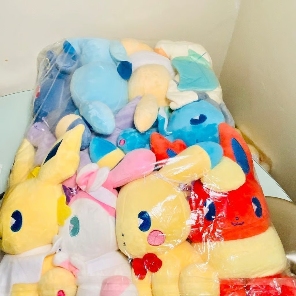 New Pokemon Eevee Evolution Set Plush Doll Fox Stuff Animal Gift Anime *Unbrand*