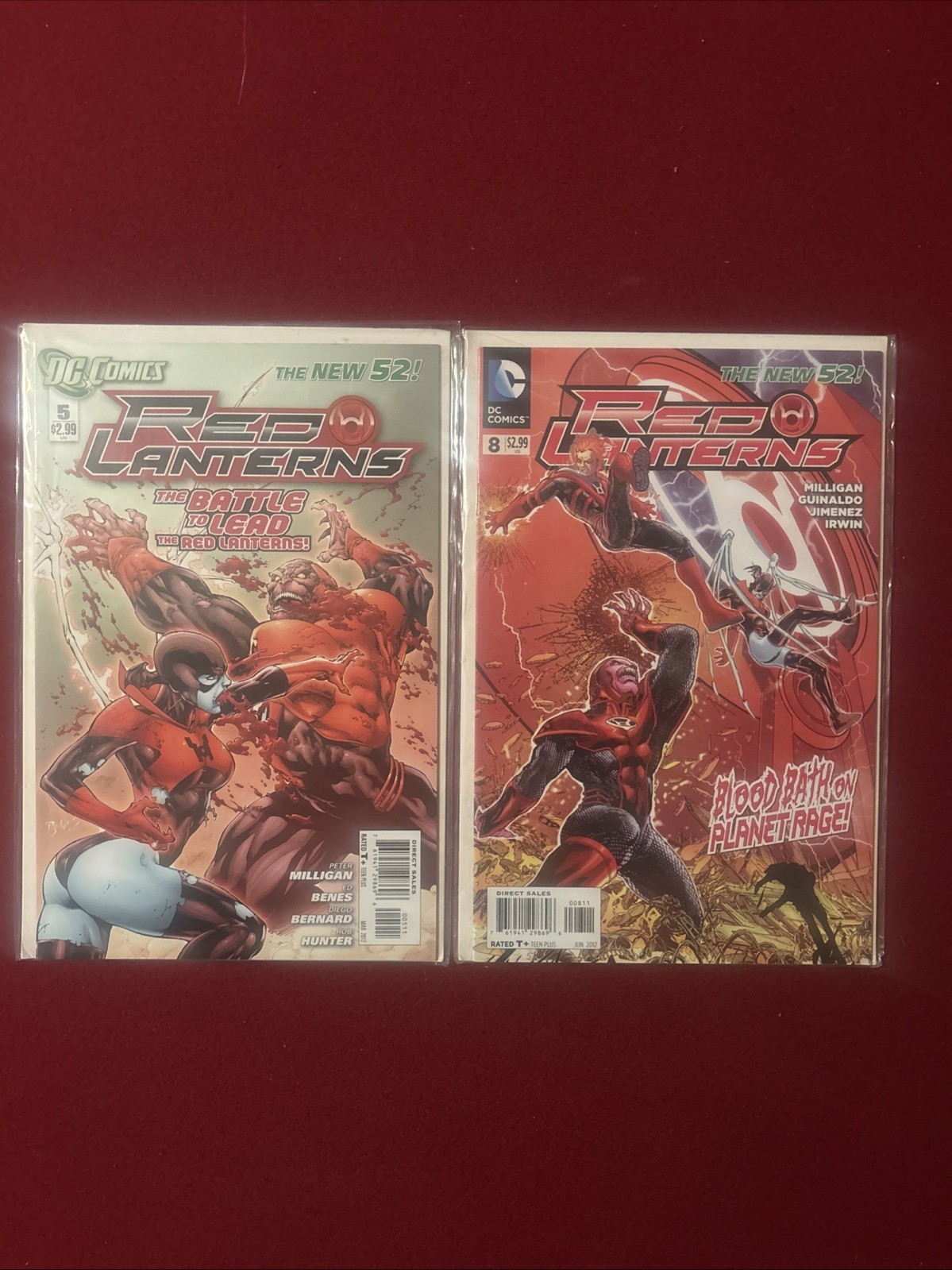 Red Lantern Comic Lot, DC Comics With Sinestro Comics -14 Total