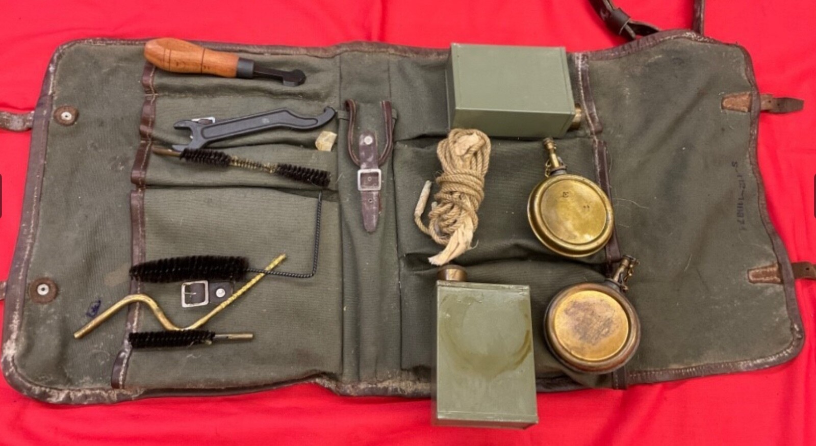 Post WWII YUGO MG53 GERMAN MG34 MG42 MAINTENANCE KIT SET CLEANING TOOLS OIL M 53