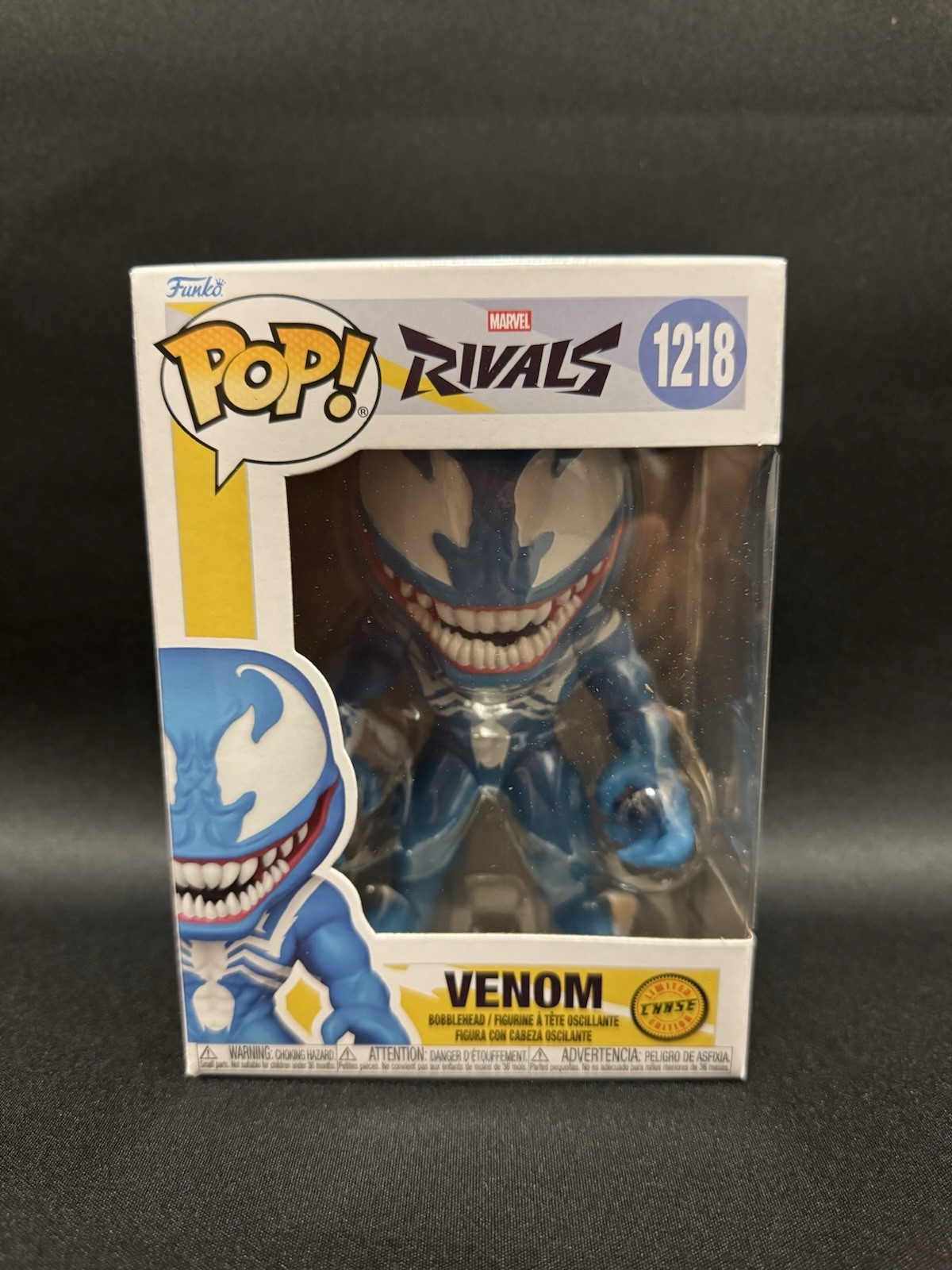 Funko Pop! Marvel Rivals Venom chase #1218 Vinyl Figure With Protector