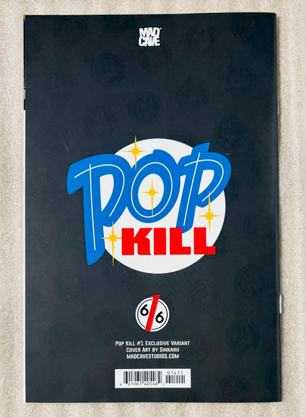 Pop Kill #1 💥Shikarii No Logo Virgin Variant LMT 400!💥 NM 2025