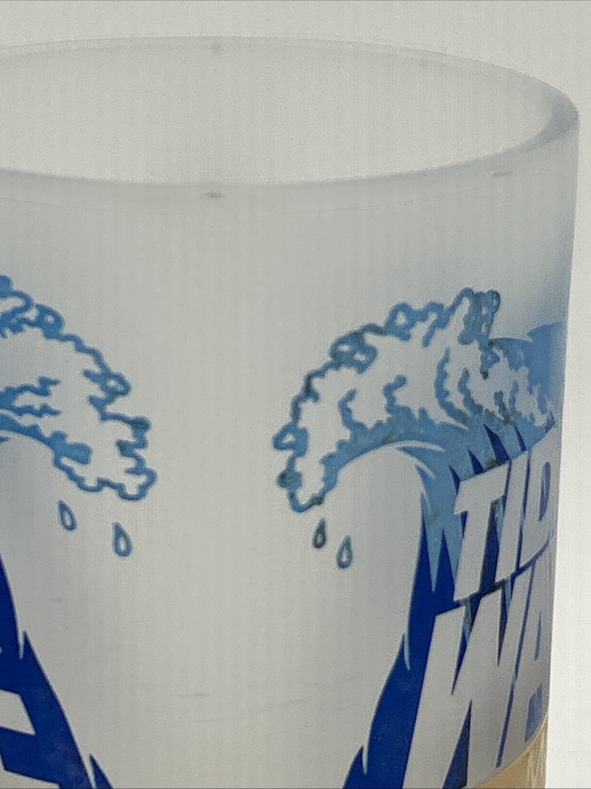 TIDAL WAVE- MAGIC MOUNTAIN, CA. [Amusement Park], JUMBO Glass Mug / Stein, VINT.