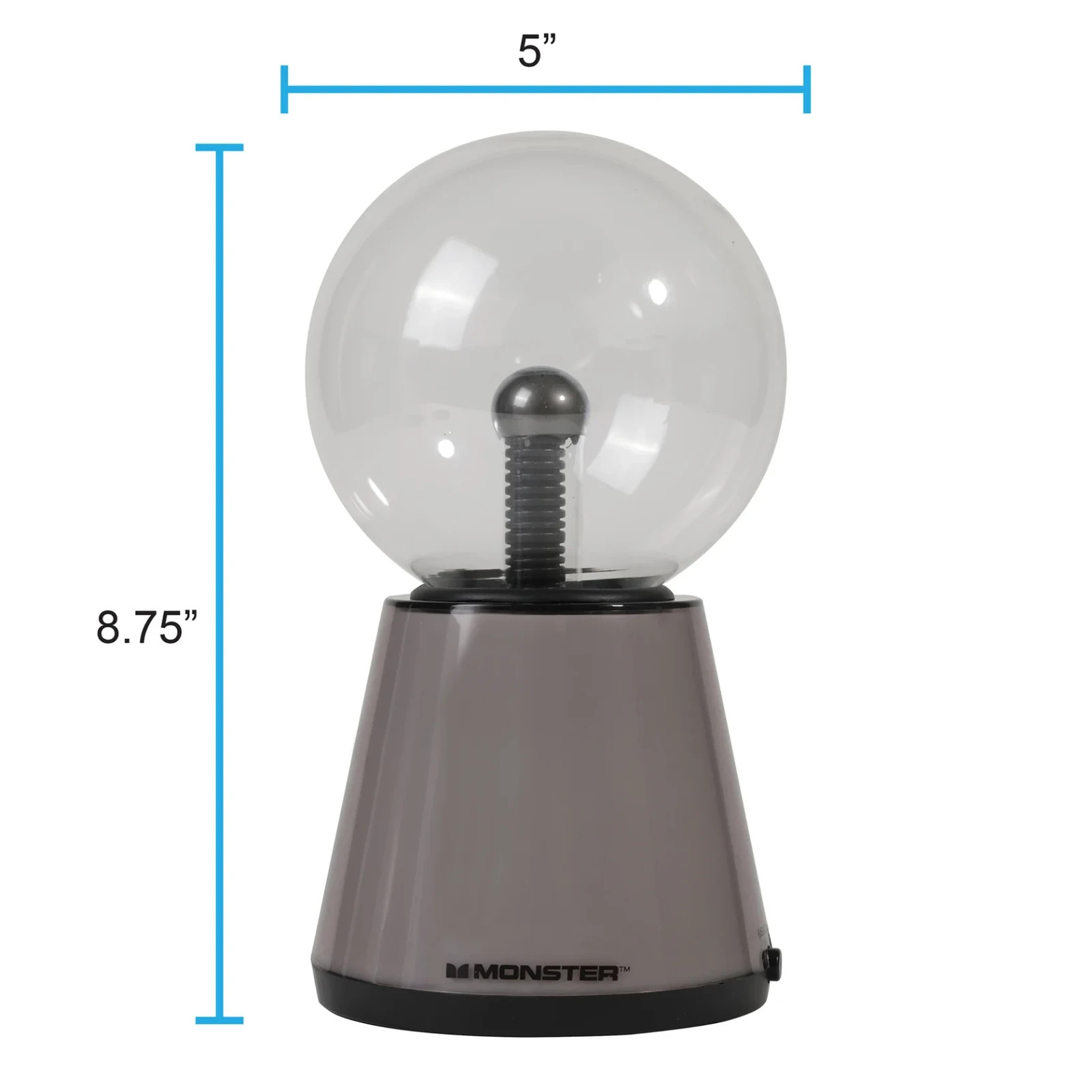 Monster 5.5″ Multicolor Plasma Sphere Lamp Touch Activated Science