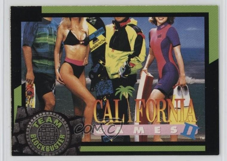 1993 Team Blockbuster Video Games California Games II #11 12gr