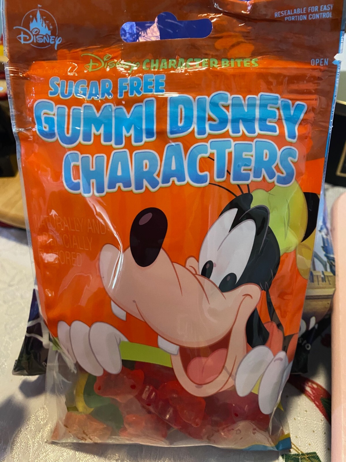 Disney Parks Character Bites Sugar Free Gummi Characters 4.5oz Bag – Goofy Candy