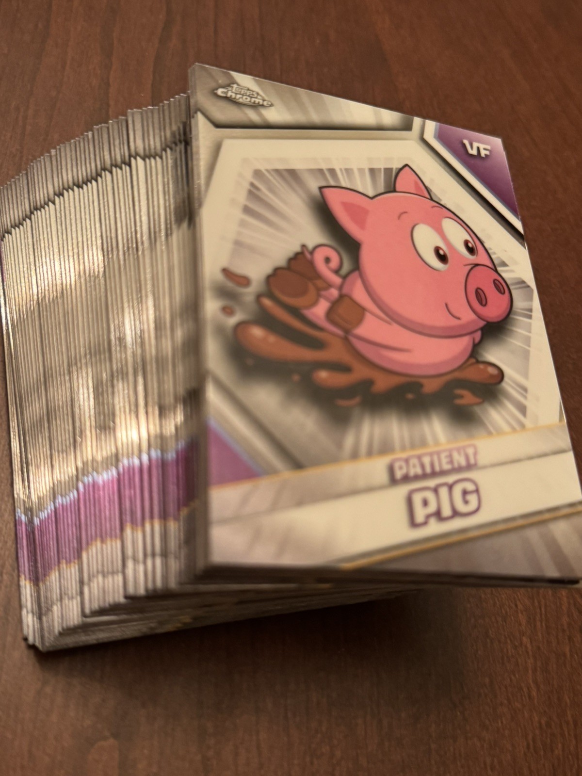Patient Pig VeeFriends Topps Chrome 2026 LOT 56 pig Cards Maxi Pack