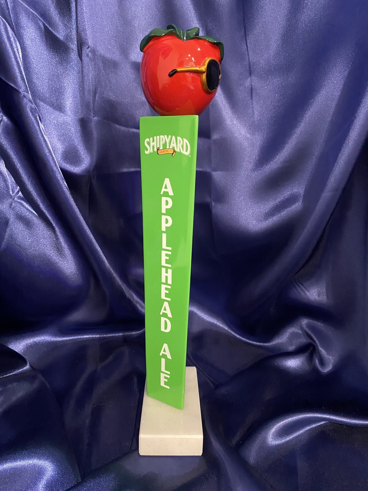 Shipyard Brewing – 12.25? Applehead Ale Beer Tap Handle – New No Box