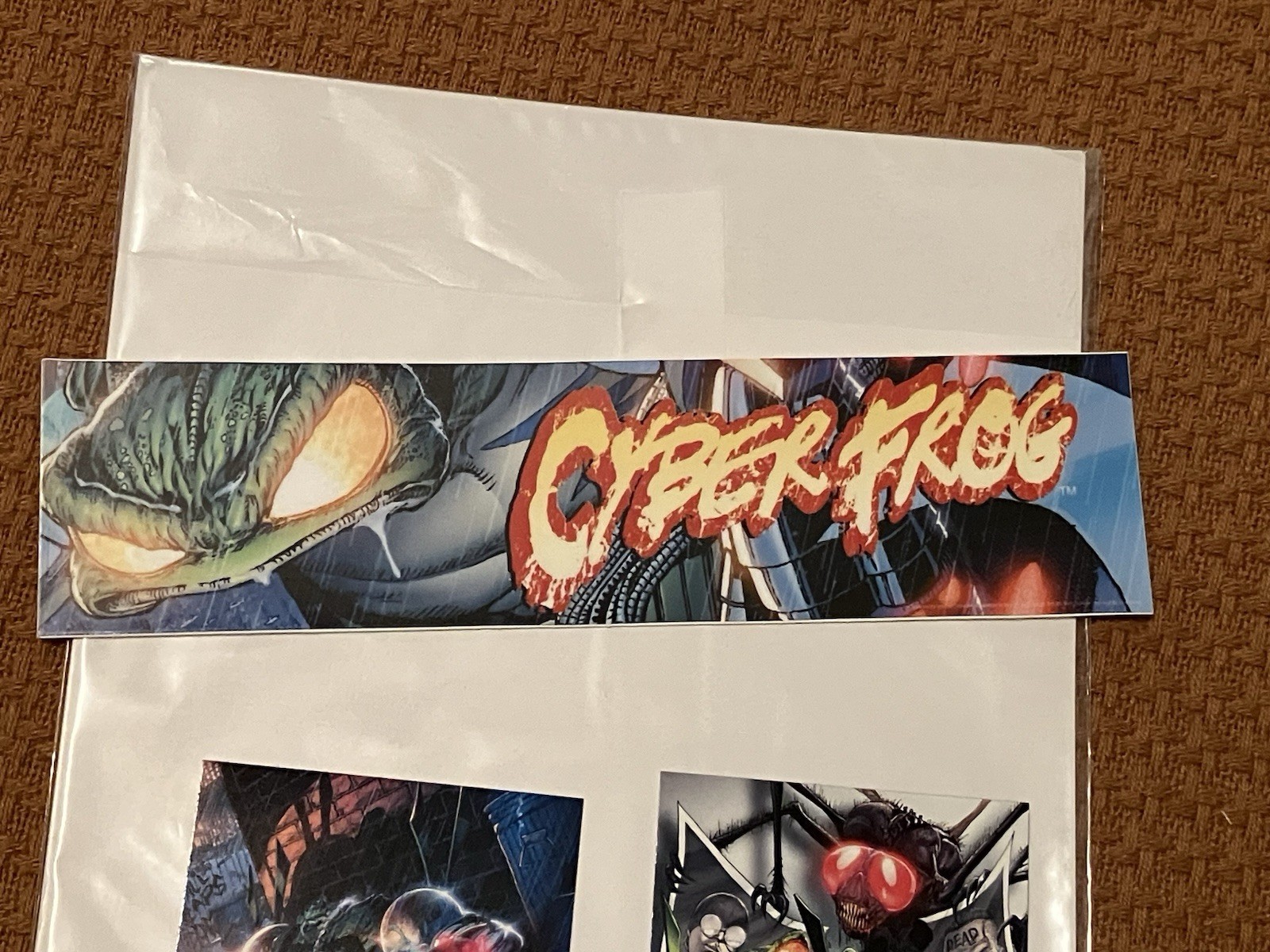 All CAPS Comics Cyberfrog: Rekt Planet With Collector Cards and Stickers