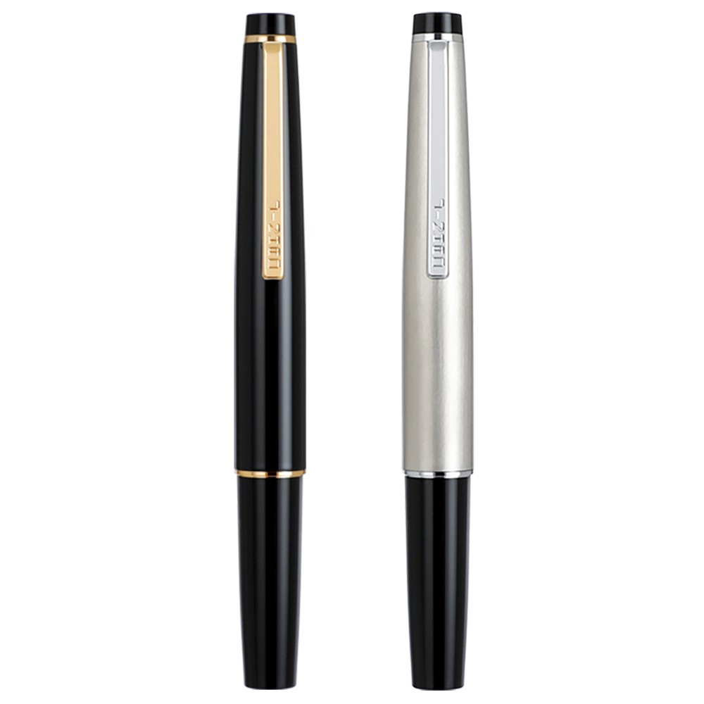 2 PCS Jinhao 59 Fountain Pen EF/ F Nib & Converter, Mini Travel Pocket Pen