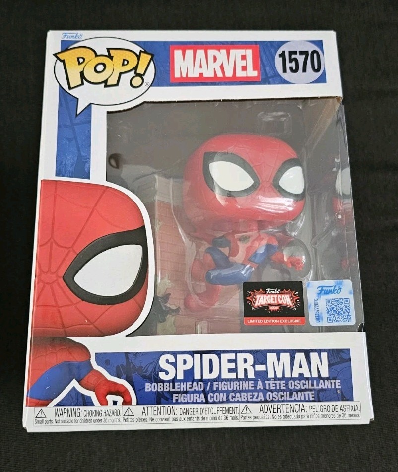 🔥FUNKO POP PREMIUM ! MARVEL 1570 SPIDER-MAN 2026 TargetCon Exclusive-In Hand🔥