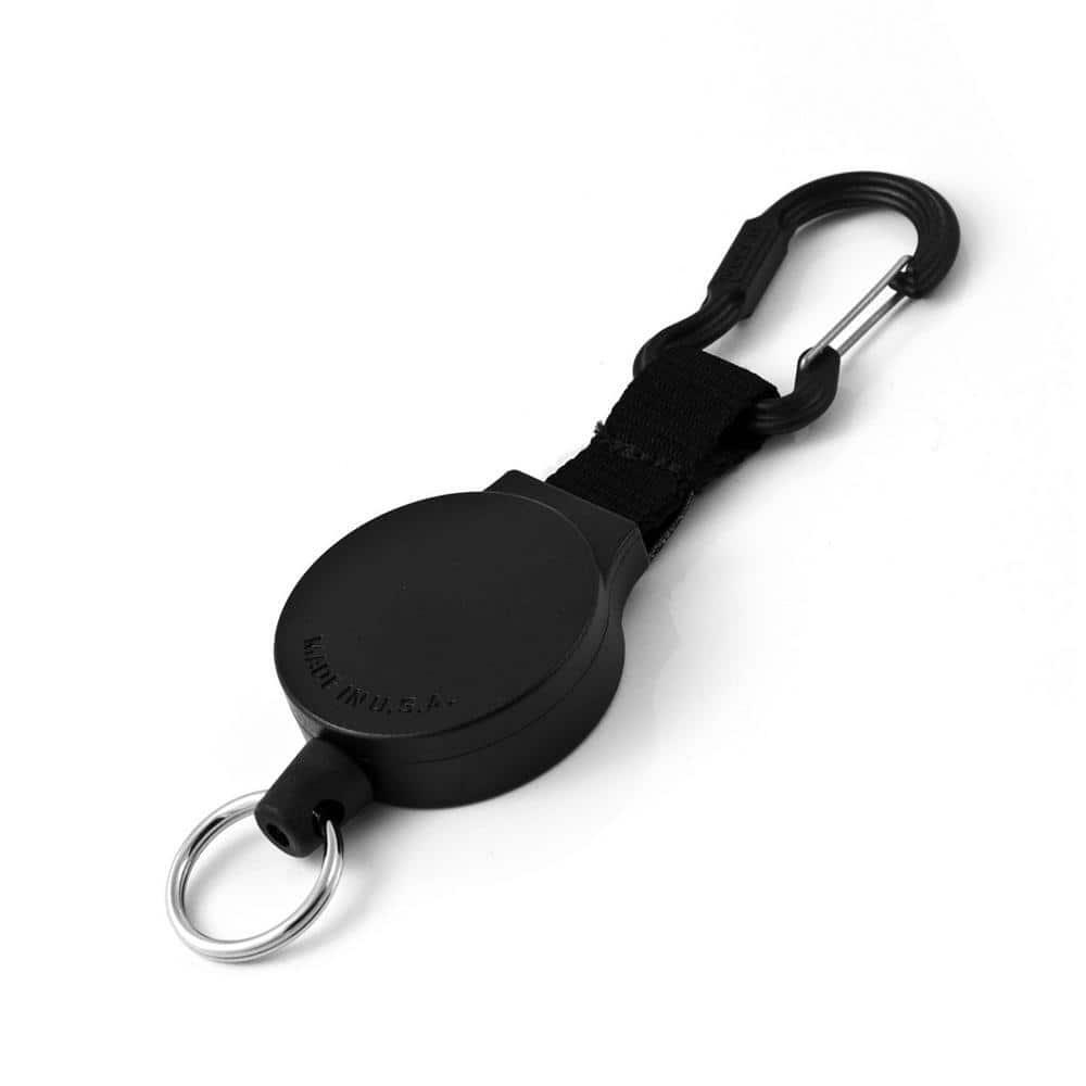 KEY-BAK MID6 Retractable Carabiner Keychain Made with Kevlar 36in 6oz 10 Keys