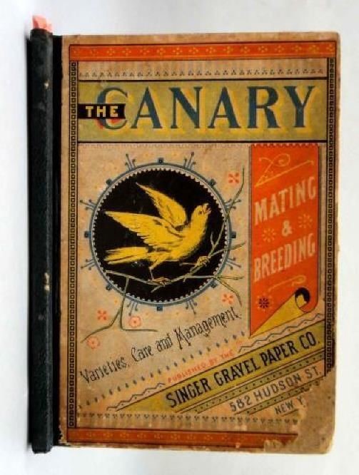 1880 antique AMAZING CANARY BIRD MATING breed care MANAGEMENT BOOK illustrated