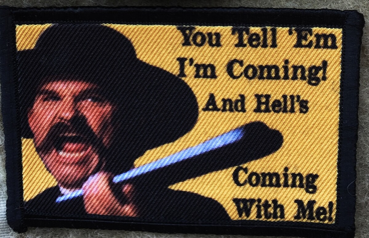 Skin That Smoke Wagon Morale Patch Tombstone Tactical ARMY Hook Military USA