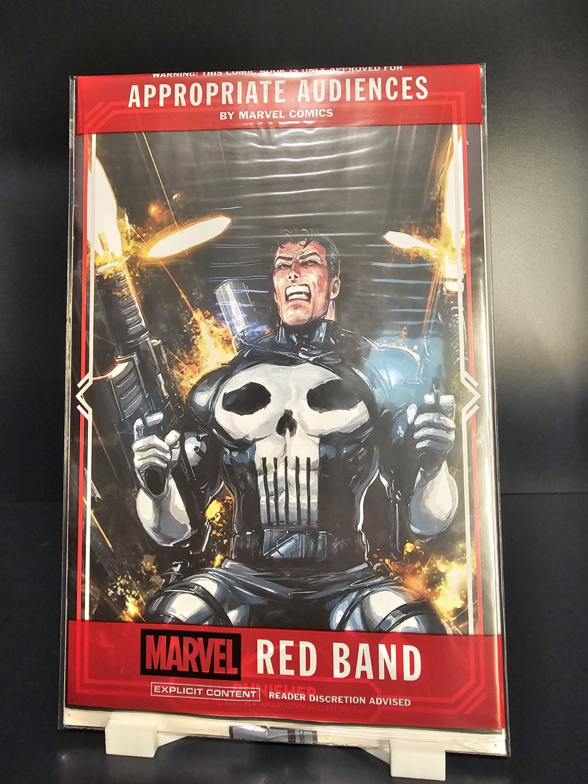 Punisher: Red Band #5 [Polybagged] – Clayton Crain Variant (Marvel Comics)