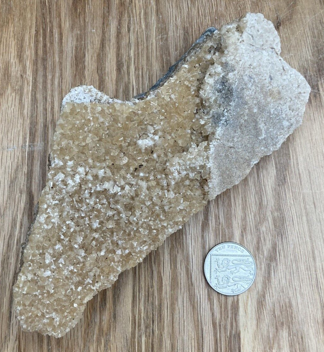 Mineral Specimen, Calcite on Basalt, Cornwall, 171mm, 486g