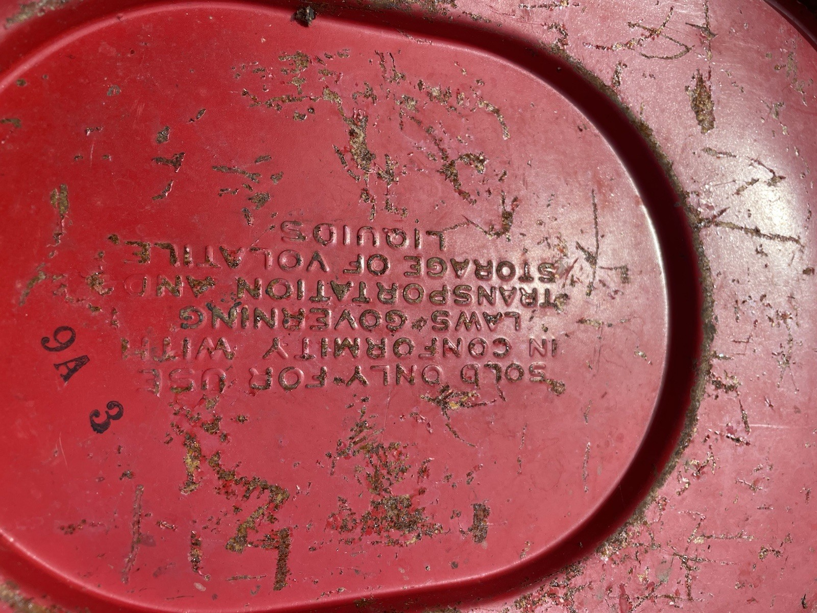 Vintage Phil Rite Boat Fuel Tank Gas Tank Metal Gas Can