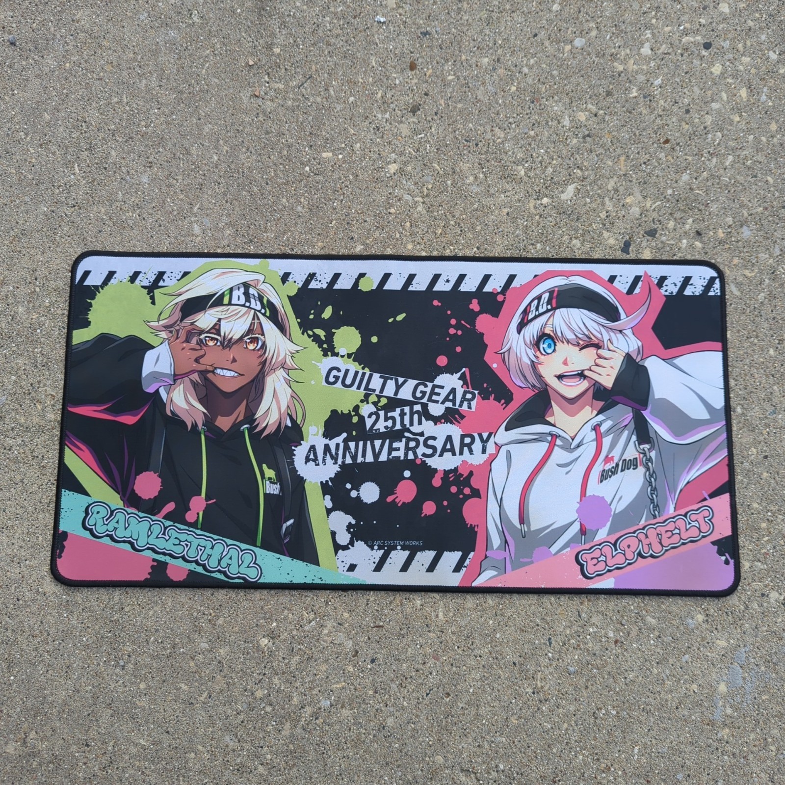 Guilty Gear Strive 25th Anniversary Elphelt Ramlethal Desk Mat Mouse Pad