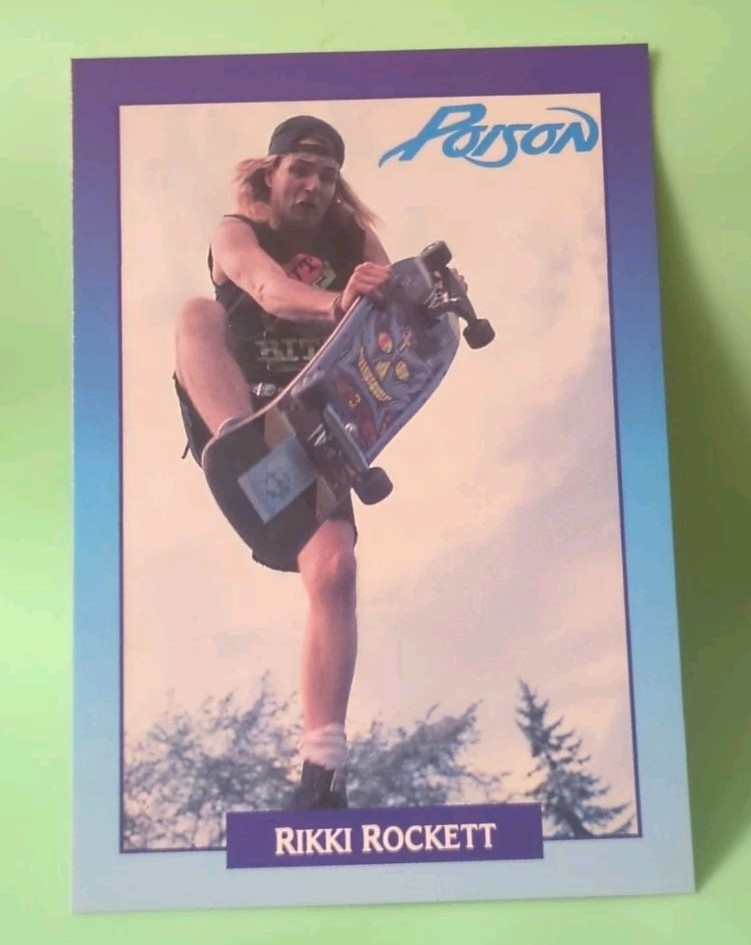1991 Brockum Rock Cards #256 Rikki Rockett – Poison