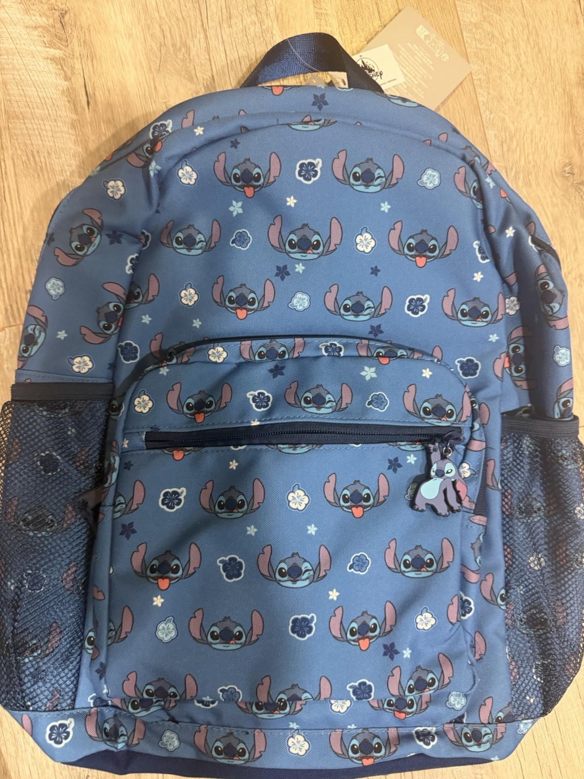 Disney Parks Stitch Faces Backpack Bag New with Tag Pattern Will Vary