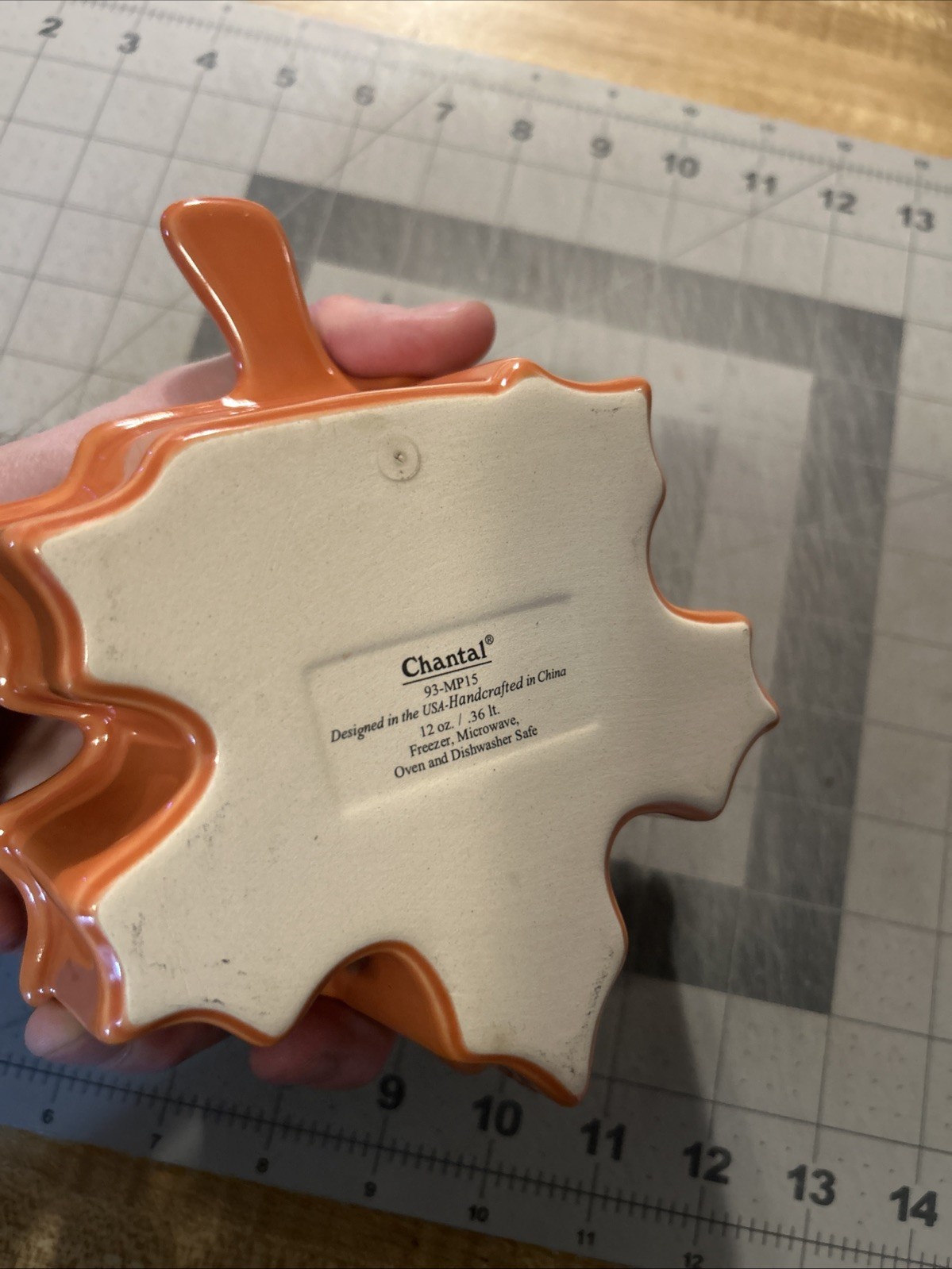 Chantal Rust Maple Leaf 12 oz Baking Dish SHIPS FREE NOW