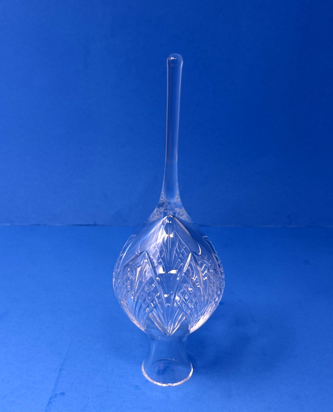 Vintage 1991 Lenox ABBY Crystal Tree Topper Hand-Blown Lead Glass No Box DAMAGED
